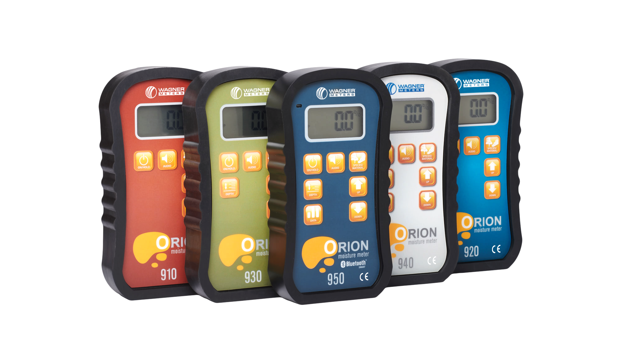 Une photo avec plusieurs appareils de la marque Wagner Meters